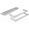 Delock 19? Keystone Patchpanel 48 Port mit Entlastungsschienen 2 HE grau