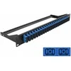 Delock 19? LWL Patchpanel 24 Port SC Duplex blau