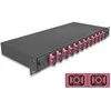 Delock 19? LWL Spleißbox 12 x SC Duplex OM4 1HE komplett bestückt