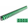 Delock 19? LWL Spleißbox Frontblende 24 Port LC Quad grün