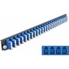 Delock 19? LWL Spleißbox Frontblende 24 Port LC Quad blau