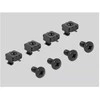 DeLOCK 66290, Rack dangtelis, Juoda, Metalas, 2U, Kinija, 88,5 mm