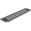 Delock 66987 - Vented blank panel - Juodas - Metal - 2U - China - 48.3 cm (19")
