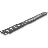 Delock 66077 - Rack mounting - 1U - Juodas - Metal - 44 mm - 482 mm