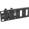 Delock 66077 - Rack mounting - 1U - Juodas - Metal - 44 mm - 482 mm