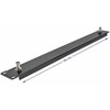 Delock 66852 - Front panel - Juodas - Metal - 1U - China - 48.3 cm (19")