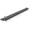 Delock 66852 - Front panel - Juodas - Metal - 1U - China - 48.3 cm (19")