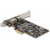 DeLOCK PCI Express x2 plokštė į 2 x RJ45 2.5 Gigabit LAN i225, vidinė, laidinė, PCI Express, Ethernet, 2500 Mbit/s, nerūdijantis plienas