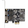 Tinklo plokštė Delock DeLOCK PCIE x1 į 2x RJ45 Gbit, tinklo kamera