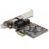 Tinklo plokštė Delock DeLOCK PCIE x1 į 2x RJ45 Gbit, tinklo kamera