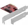 Delock 90406 - PCIe - SATA - PCI 2.0 - Windows 10,Windows 7,Windows 8.1 - Hanging box