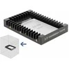 Delock 3,5" tvirtinimo rėmas 2,5" SATA diskui juodas