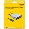 Delock 91759 - CF - CF Type II - MMC - MMC Mobile - MMC+ - MMCmicro - MS Micro (M2) - MS PRO - MS PRO Duo - MS Pro-HG,... - Juodas - Pilkas - 3.5" - 5000 Mbit/s - Metal - Linux Kernel 5.8+ Windows 8.1/8.1-64/10/10-64