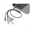 Delock 4 Port USB 2.0 Kabelis-Hub mit USB Type-C™ Anschluss 60 cm