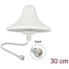 Delock 4G WiFi 2,4 GHz Antenne N Buchse 3 dBi 30 cm RG-58 omnidirektional Deckenmontage baltas
