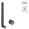 Delock 5G LTE GNSS WiFi 6 Antenne SMA Stecker 0,9 - 4,1 dBi 183 mm omnidirektional mit Kippgelenk juodas
