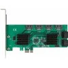 DeLOCK 8P SATA PCIe x1 card - LP - 90072