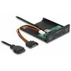 Šakotuvas Delock 3.5? USB 3.2 Gen 1 priekinis skydelis 2 x USB Type-C™ + 2 x USB Type-A