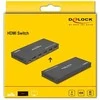 „Delock“ HDMI jungiklis, 4 x HDMI įėjimai ir 1 x HDMI išėjimas, 8K 60 Hz