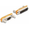Delock Adapteris D-Sub 9 Pin Stecker mit Muttern zu D-Sub 25 Pin Stecker mit Schrauben