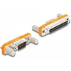 Delock Adapteris D-Sub 9 Pin Stecker mit Muttern zu D-Sub 25 Pin Buchse mit Schrauben