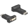 Delock Adapteris DisplayPort 1.1 pasyvioji juoda DVI moteriška