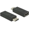 DELOCK Adapteris DisplayPort 1.2 Stecker > DisplayPort Buchse 19 Pin juodas