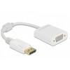 Adapteris AV Delock DELOCK Adapteris DisplayPort 1.2 Stecker zu VGA Buchse baltas
