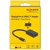 Delock Adapteris DisplayPort Buchse zu USB Type-C™ Stecker - (DP Alt Mode) 4K mit PD 85 W