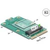 Delock Adapteris Mini PCIe Stecker zu M.2 Key A Slot
