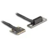 Delock Adapteris Mini PCIe Stecker zu PCIe 3.0 x1 Buchse 90° gewinkelt mit Kabelis 20 cm