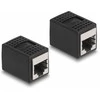 Delock Adapteris RJ45 Buchse zu RJ45 Buchse Cat.6A juodas