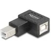 DELOCK Adapteris USB 2.0 B Stecker zu B Buchse 90° rechts gew.