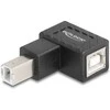 DELOCK Adapteris USB 2.0 B Stecker zu B Buchse 90° gew. unten