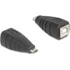 DELOCK Adapteris USB 2.0 Micro-B Stecker zu B Buchse