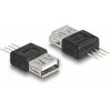 DELOCK Adapteris USB 2.0 Typ-A Buchse > 4 Pin