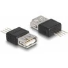 DELOCK Adapteris USB 2.0 Typ-A Buchse > 4 Pin