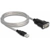 Kabelis USB Delock USB-A - RS-232 1.8 m Juodas (61314)