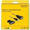 Kabelis USB Delock USB-A - RS-232 1.8 m Juodas (61314)