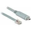 Delock Adapteris USB 2.0 Typ-C Stecker > 1 x Seriell RS-232 RJ45 Stecker 0,5 m