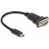 DELOCK adapteris USB Type-C > 1 x serijinis RS-232 D-Sub 9 kontaktų