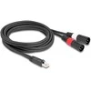 Delock Adapterkabel RJ45 Stecker zu 2 x XLR 3 Pin Stecker juodas 2 m