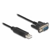 DELOCK adapterio kabelis USB 2.0 A tipo kištukas į 1 x nuoseklųjį lizdą, 50 cm