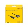 DELOCK adapterio kabelis USB 2.0 A tipo kištukas į 1 x nuoseklųjį lizdą, 50 cm