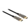 HDMI kabelis M/M V2.1 25M 8K 60HZ OPTYCZNY AKTYWNY JUODA DELOCK