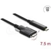 Delock Aktives Optisches Kabelis USB 10 Gbps USB Type-C Stecker zu Typ Micro-B Stecker mit Schrauben 7,5 m