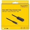 Kabelis USB Delock USB-C - USB-C 3 m Juodas (80027)