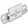 Delock Aliuminio Montageclip für Hutschiene 60,0 x 47,8 mm sidabrinis