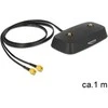 Delock 88739 - 1 m - 2xSMA - 2xSMA - Juodas