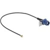 Delock Antennenkabel FAKRA C Stecker zu MHF® I Stecker 1,13 - 20 cm 1 vorgestanztes Loch